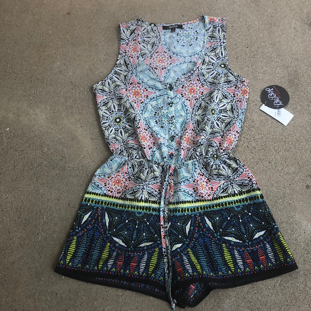BeBop Boho Print Romper
